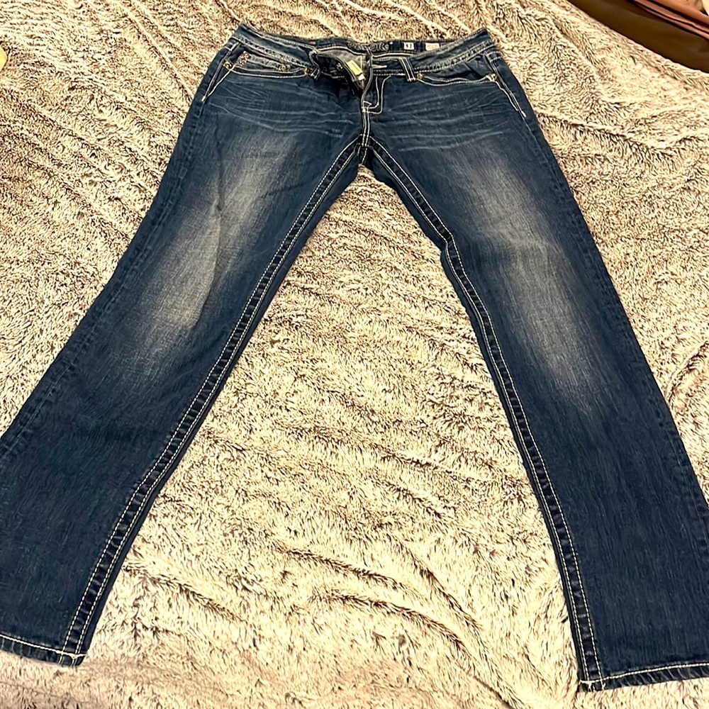 Miss Me fleur de lis jeans